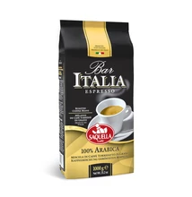 Saquella Bar Italia 100% Arabica szemes kávé  Saquella Bar Italia 100% Arabica szemes kávé