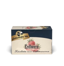 Goldmännchen Erdbeere gyümölcstea