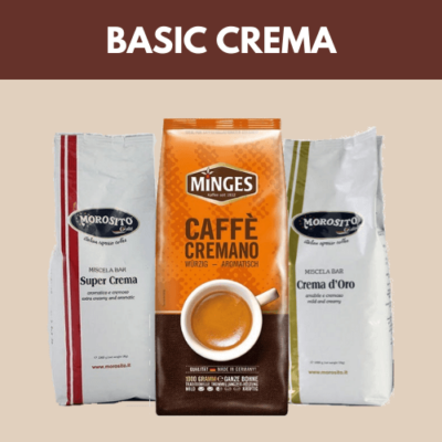 Basic Crema szemes kávéválogatás