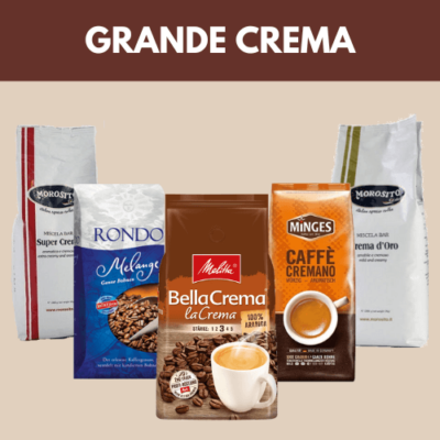 Grande Crema szemes kávéválogatás