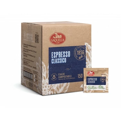 Saquella Espresso Classico kávépárna E.S.E. POD (150db)