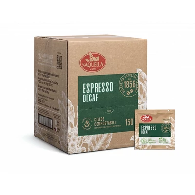 Saquella Espresso Decaf koffeinmentes kávépárna E.S.E. POD (150db)