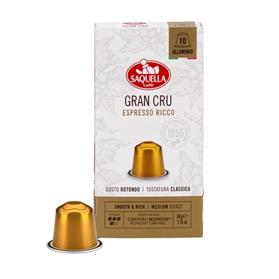 Saquella Grand Cru - Nespresso kompatibilis kávékapszula (10 db)