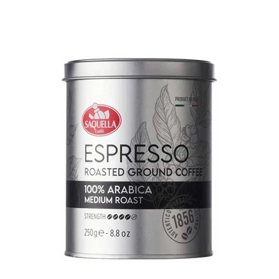 Saquella 100% Arabica őrölt kávé 250g