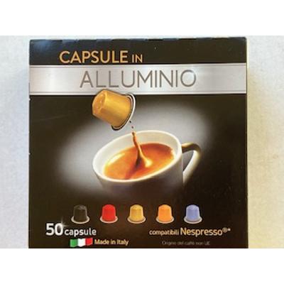 L'Antico Alluminio Nespresso kompatibilis kávékapszula