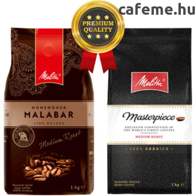 Monsooned Malabar + Masterpiece DUO szemes kávé (2000g)