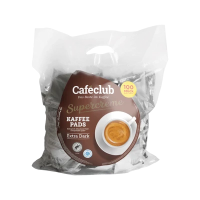 Caféclub Supercreme EXTRA DARK  - Senseo kompatibilis kávépárna (100 db)