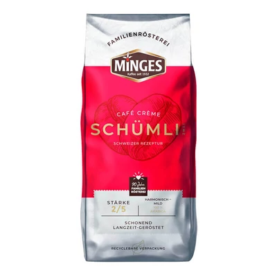 Minges Caffe Crema Schümli 2 szemes kávé 1000g