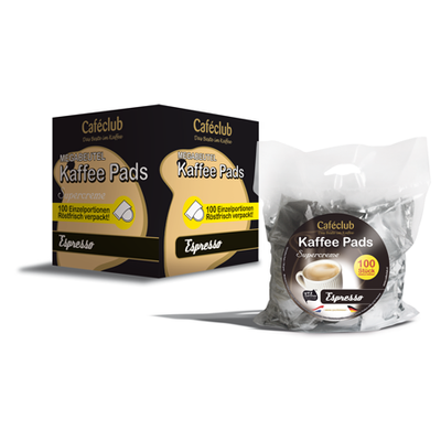 Caféclub Supercreme Espresso  - Senseo kompatibilis kávépárna (100 db)