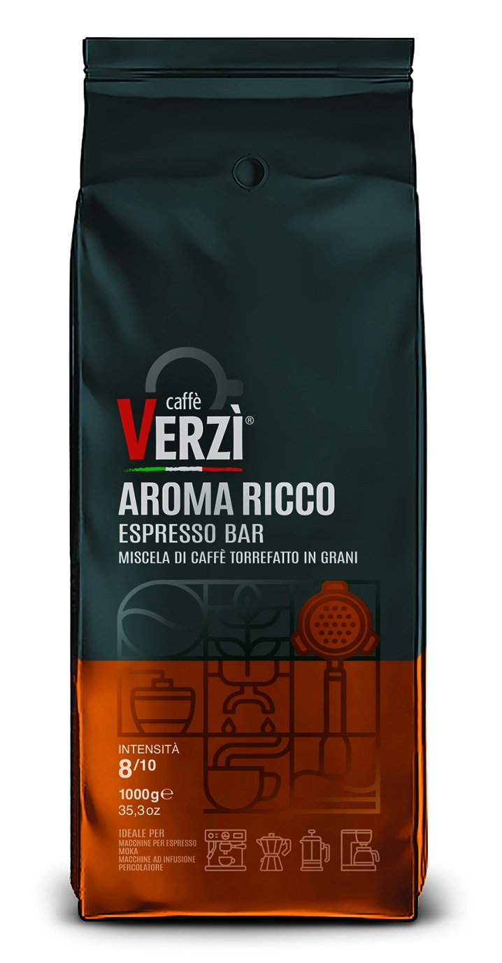 Caffé Verzi Aroma Ricco szemes kávé (1kg)