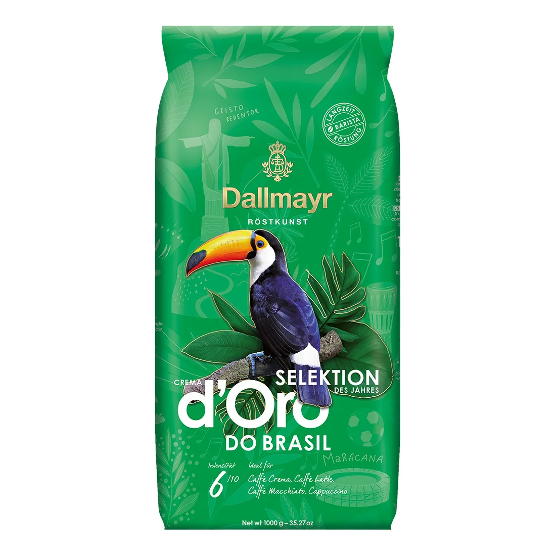Dallmayr d'Oro do Brasil 2025 Selektion szemes kávé (1000g)