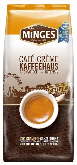 Minges Caffe Creme Kaffeehaus szemes kávé (1000g)