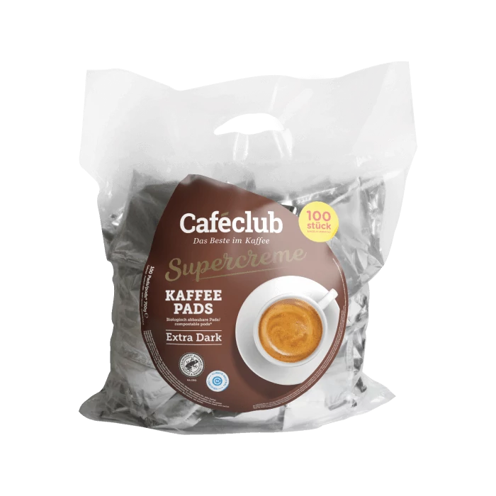 Caféclub Supercreme EXTRA DARK  - Senseo kompatibilis kávépárna (100 db)